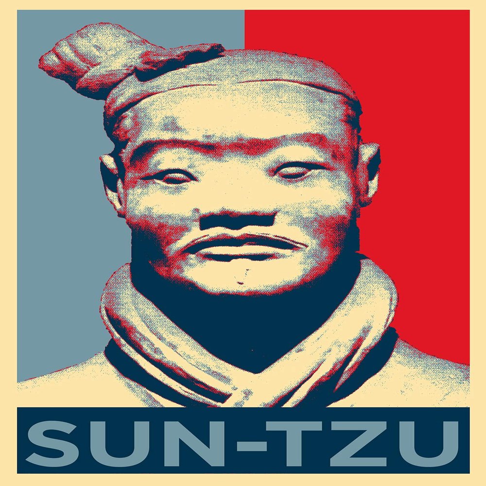 100% Smooth Cotton Paper - Sun Tzu Art Print 'Hope' - Photo Poster Gift - The Art of War - Size: 24 x 16 Inches