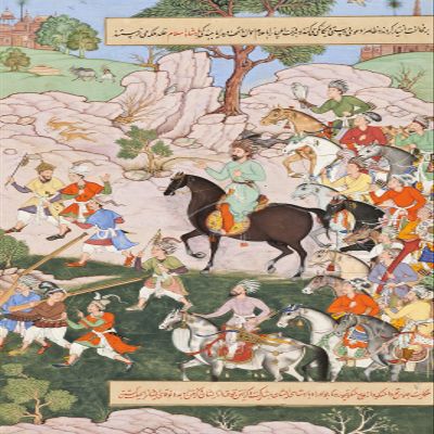 100% Smooth Cotton Paper - Tulsi Madhu - Toda Mongke and his Mongol Horde Folio from a History of Genghis Khan (1596) Photo Poster Painting Art Print - Size: 24 x 16 Inches