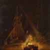 100% Smooth Cotton Paper - Winslow Homer - Camp Fire (1880) - Painting Photo Poster Print Art Gift Wall Home Decor - Blaze Camping Tent Outdoors Wilderness - Size: 24 x 16 Inches view 1
