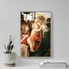 100% Smooth Cotton Paper - Sandro Botticelli - Madonna and Child with The Young St. John The Baptist (1468) Photo Poster Painting Art Print - Size: 24 x 16 Inches view 4