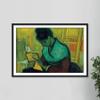 100% Smooth Cotton Paper - Van Gogh - The Novel Reader (1888) - Painting Photo Poster Print Art Gift - Size: 24 x 16 Inches view 4