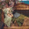 100% Smooth Cotton Paper - Lawrence Alma Tadema - in a Rose Garden (1890) Photo Poster Painting Art Print - Size: 24 x 16 Inches view 1