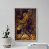 100% Smooth Cotton Paper - William Blake - The Ghost of a Flea (1820) - Painting Photo Poster Print Art Gift Home Wall Decor - Creepy Horror Monster - Size: 24 x 16 Inches view 4