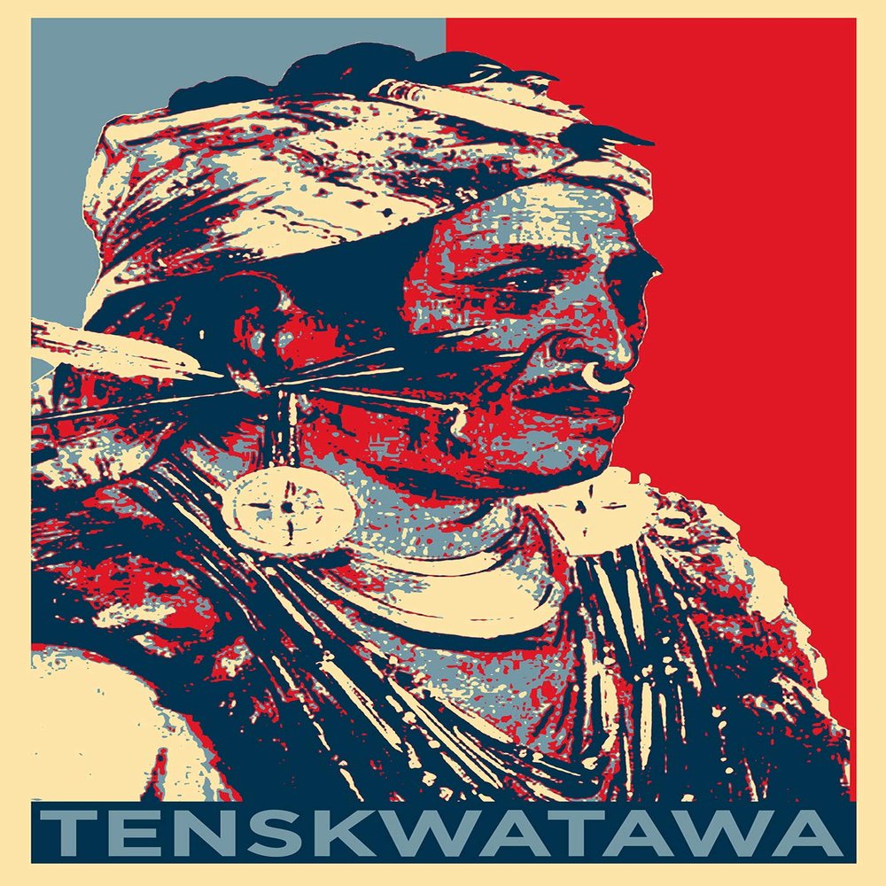 100% Smooth Cotton Paper - Tenskwatawa Art Print 'Hope' - Photo Poster Gift - Size: 24 x 16 Inches