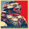 100% Smooth Cotton Paper - Tenskwatawa Art Print 'Hope' - Photo Poster Gift - Size: 24 x 16 Inches view 1