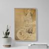 100% Smooth Cotton Paper - Kano Hogai - God and The Baby and The Umbilical Cord (1883) Photo Poster Painting Art Print - Size: 24 x 16 Inches view 4