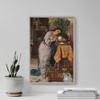 100% Smooth Cotton Paper - William Holman Hunt - Isabella and The Pot of Basil (1867) Photo Poster Art Print Painting - Size: 24 x 16 Inches view 4