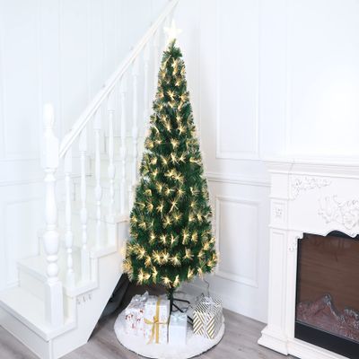 Christmas Tree with Warm Fiber Lights