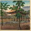 100% Smooth Cotton Paper - Tsuchiya Koitsu - Kashihara Shrine (1930) Ukiyo-e Japan Japanese Poster Painting Art Print - Size: 24 x 16 Inches view 1