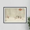 100% Smooth Cotton Paper - Utagawa Hiroshige - Heavy Snow Oyuki Furishikiru Zu (1845) Photo Poster Art Print Painting - Size: 24 x 16 Inches view 4