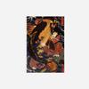 100% Smooth Cotton Paper - Utagawa Kuniyoshi - Saito Oniwakamaru The Young Benkei Fights The Giant Carp at The Bishimon Waterfall (1845) Photo Poster Art Print Painting - Size: 24 x 16 Inches view 2