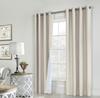 Loft Living Vienna Total Blackout Foamback Grommet Curtain Panel Pair Each 52" x 63" in Natural view 1