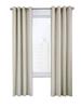 Loft Living Vienna Total Blackout Foamback Grommet Curtain Panel Pair Each 52" x 63" in Natural view 2
