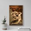 100% Smooth Cotton Paper - William Adolphe Bouguereau - Dante and Virgil (1850) - Reproduction of a Painting - Photo Poster Print Art Gift - Size: 24 x 16 Inches view 4