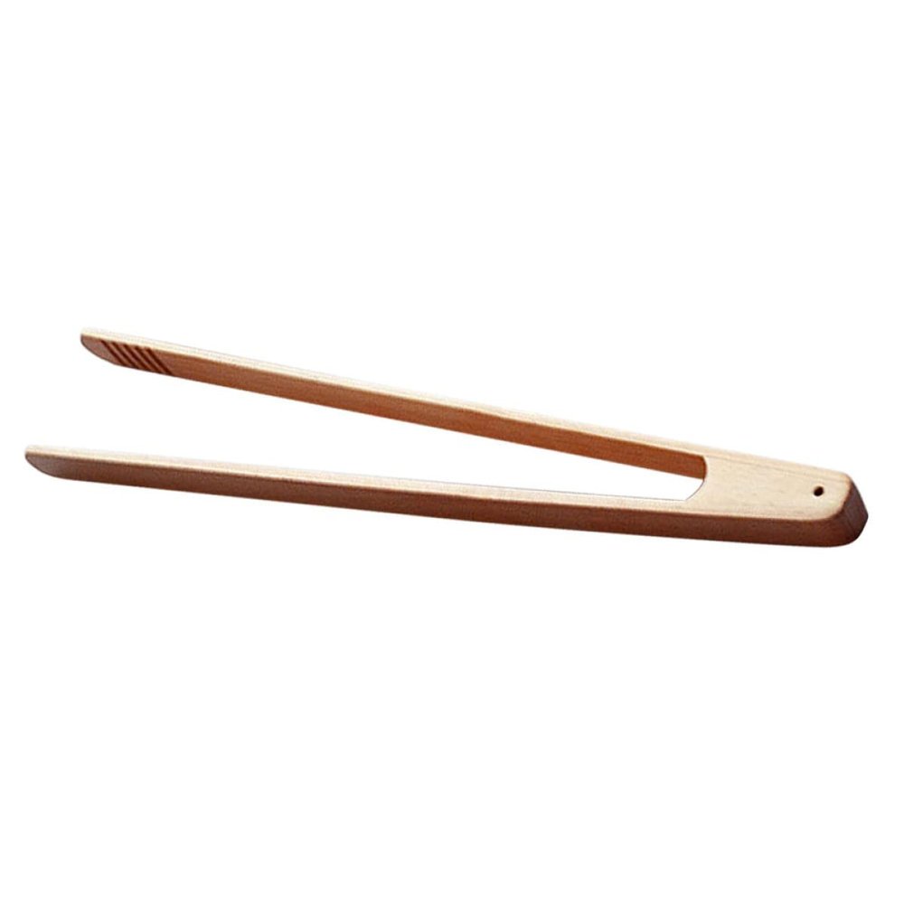 Salad Tongs Wooden Barbecue Tongs Spaghetti Wooden Buffet Meat Ice Cube Cheese Clip Kitchen Food Clip Fried Pickle Bamboo