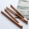 Salad Tongs Wooden Barbecue Tongs Spaghetti Wooden Buffet Meat Ice Cube Cheese Clip Kitchen Food Clip Fried Pickle Bamboo view 2