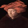 100% Smooth Cotton Paper - Jan Van Eyck - Portrait of a Man in Turban/Possible Self-Portrait (1433) Photo Poster Painting Art Print - Size: 24 x 16 Inches view 1