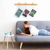 Ash Harbor Floating Wall Bookshelf - Wall Mounted Book Organizer with Included Bookmarks - Hardwood Hanging Bookshelf for Bedroom, Living Room, or Kitchen - A Thoughtful Gift for Book Lovers (Natural) view 2