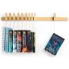 Ash Harbor Floating Wall Bookshelf - Wall Mounted Book Organizer with Included Bookmarks - Hardwood Hanging Bookshelf for Bedroom, Living Room, or Kitchen - A Thoughtful Gift for Book Lovers (Natural) view 4