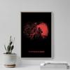 100% Smooth Cotton Paper - Copenhagen, Denmark Original Map Design Red Splatter - Art Print Poster Photo Gift - Size: 24 x 16 Inches view 4
