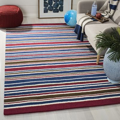 Naz Carpet Kids Collection Wool Rugs, Indian Handmade Arts with 0.5 Inch Thickness (Color Multi 8x10 Feet)