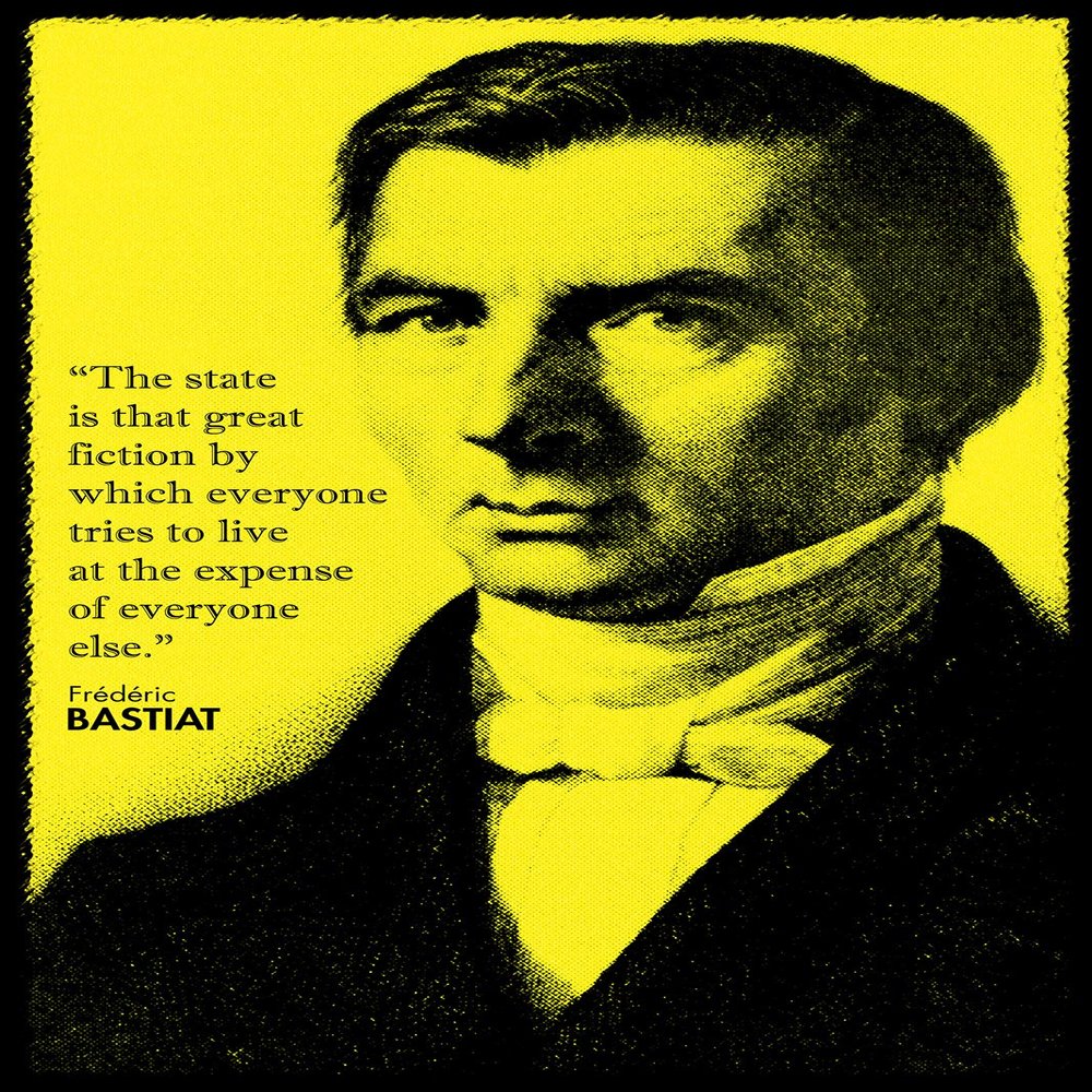 100% Smooth Cotton Paper - Frederic Bastiat Art Print Photo Poster Gift Frederic Bastiat Economics The Law - Size: 24 x 16 Inches