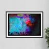 100% Smooth Cotton Paper - Copenhagen, Denmark Original Map Design Colourboo - Art Print Poster Photo Gift - Size: 24 x 16 Inches view 4