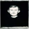 100% Smooth Cotton Paper - Edvard Munch - Self-Portrait (1895) - Reproduction of a Classic Edward Munch Painting - Photo Poster Print Art Gift - Size: 24 x 16 Inches view 1