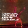 100% Smooth Cotton Paper - Handstand Motivational Poster 02"Work Until. Photo Print Art Motivation Quote Gift Gymnastics - Size: 24 x 16 Inches view 1
