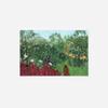 100% Smooth Cotton Paper - Henri Rousseau - Tropical Forest with Monkeys (1910) - Painting Photo Poster Print Art Gift Wall Home Decor - Henry Jungle Animals - Size: 24 x 16 Inches view 2