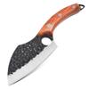 5.5" Meat Cleaver Hunting Knife Handmade Forged Boning Knife Serbian Chef Knife Stainless Steel Kitchen Knife Butcher Fish Knife Type B Black Handle Russian Federation view 4