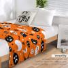 Super Soft Fall Throw Blanket Flannel Blanket Lightweight Warm Cozy Blanket for Couch Bedroom Halloween 50"x60" view 4