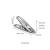20PCS Strong Large Clothes Pegs Stainless Steel Hanging Pins Windproof Metal Laundry Clips for Clothes Sealing Photos view 2