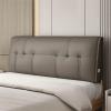 Bedside Cushion Rectangle Headboard Pillow Reading Pillow Large Bed Back Wedge Support Backrest Bed Rest Removable Cover for Daybed Bunk Bed Bench,A,No headboard 53"/135cm view 1