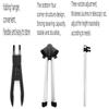 Garment hanger for steaming clothes with Ironing Gloves,Steam rack for clothes,Handheld garment steamer rack,Clothes hanger for steam ironing,Steam stand clothes,Steam iron steamer hanger standing view 4