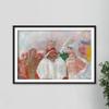 100% Smooth Cotton Paper - James Ensor - Masks Confronting Death (1888) Photo Poster Painting Art Print - Size: 24 x 16 Inches view 4