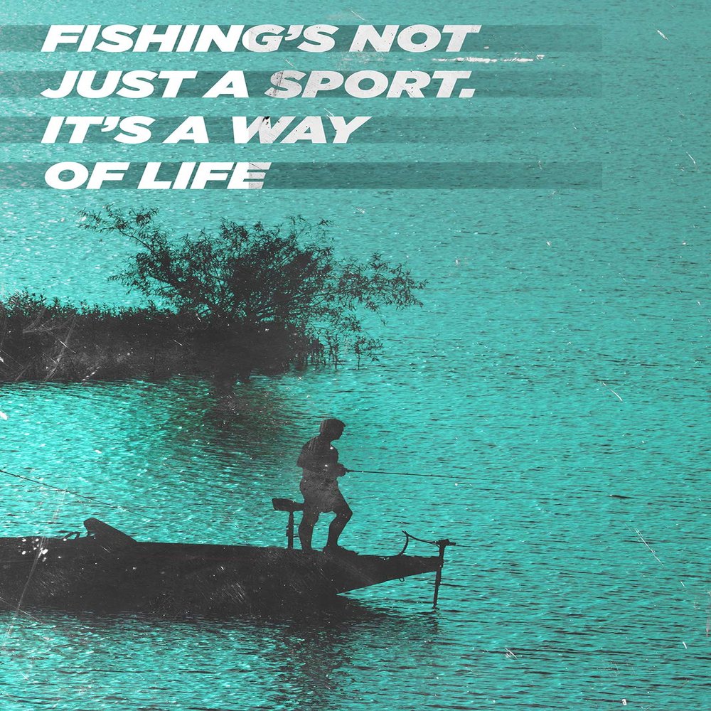 100% Smooth Cotton Paper - Fishing Motivational Poster 06"Fishing's Not Just a Sport. Photo Print Art Motivation Quote Gift Sailing Boating - Size: 24 x 16 Inches