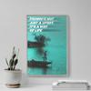 100% Smooth Cotton Paper - Fishing Motivational Poster 06"Fishing's Not Just a Sport. Photo Print Art Motivation Quote Gift Sailing Boating - Size: 24 x 16 Inches view 4