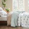 Bedsure Floral Quilt Queen Size - Reversible Botanical Floral Comforter, Spring Lightweight Bedspread Quilted Bedding, Soft Microfiber Coverlet for All Seasons (90"x96") view 3