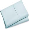 400 TC Set of 2 Oxford Pillowcases, 100% Egyptian Cotton Envelope Closure Pillow Covers Solid & Striped Pattern Pillow Protectors - Light Blue Solid, King Size 20"X40" view 2