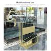 ZARBAILRE Rectangle Umbrella Rack Gold 131020inch, Commercial 2 Tiers Umbrella Bucket with Drip Tray, Durable Umbrella Stand for Office Bar Hotel Restaurant Coffee Mall view 4