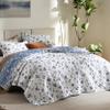 Bedsure Floral Quilt King Size - Reversible Blue & White Floral Comforter, Daisy Design Lightweight Bedspread Quilt Bedding, Soft Microfiber Coverlet for All Seasons (106"x96") view 1