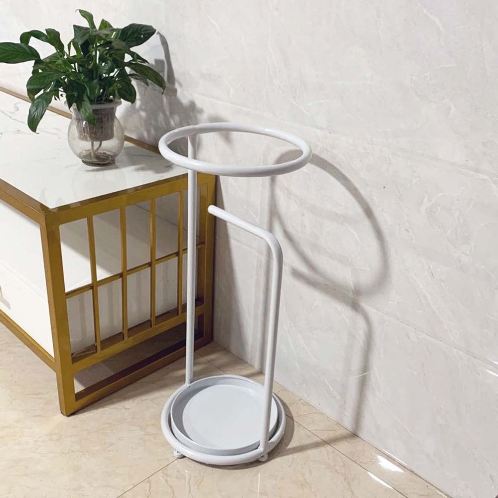 ZARBAILRE Modern Gold Round Umbrella Stand 1024inch, Rainproof Quick-Dry Umbrella Holder, Umbrella Stand for Home/Coffee/Hotel/Rooms/Restaurant