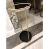 ZARBAILRE Modern Gold Round Umbrella Stand 1024inch, Rainproof Quick-Dry Umbrella Holder, Umbrella Stand for Home/Coffee/Hotel/Rooms/Restaurant view 4