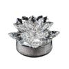 WGPHD Health & Household Crystal Lotus Flowers Figurines Car Perfume Bottle with Heart Crystal Vase Crystal Lotus Craft Home Decors (Color : Clear) view 1