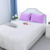 400 TC Set of 2 Oxford Pillowcases, 100% Egyptian Cotton Envelope Closure Pillow Covers Solid & Striped Pattern Pillow Protectors - Lavender Solid, Body Size 20"X60" view 4