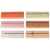 STOBOK 6pcs Wooden Business Card Holders Natural Place Card Stands for Weddings Parties and Office Use Rustic and Menu Displays view 1