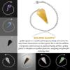 Aleafa Armlet Presents Quartz Orgone 6 Faceted Dowser (Golden) #Aport-0315 view 2