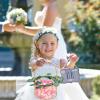 BEIJIALY 2 Pcs Flower Girl Basket with Eucalyptus Leaves,Gold Metal Wedding Basket with Handle,Flower Petal Basket Portable Flower Basket for Table Wedding Home Decor view 4