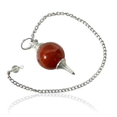 Aleafa Armlet Presents Carnelain Dowser Golden Quartz Pendulum Crystal Dowser Crystal Pendulum Stone Dowser Stone Pendulum for Reiki Dowser Crystal Pendulum (Color #Aport-0331